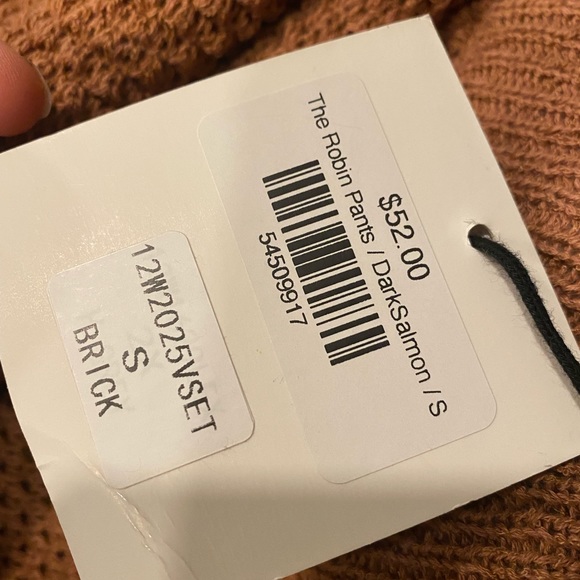 Terracotta Knit capris(The Robin by Roolee) SOLDOUT & no longer on website - Picture 3 of 7